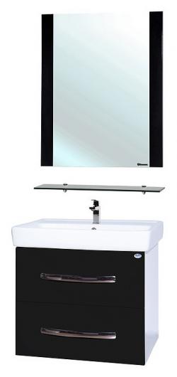 Мебель для ванной Bellezza Рокко 70 подвесная  черная